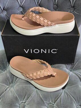 Vionic Kenji Sandal Macaroon Size 10